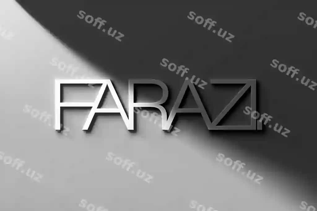 Logo 3d beton namunasi qatlam soya bilan | Logo mockup 3d concrete with overlay shadow