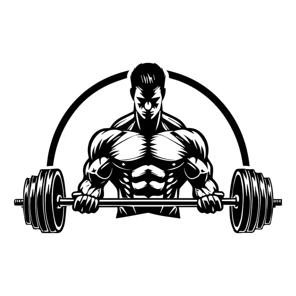 Sport zali logotipi sizning brendingiz | Gym logo your brand