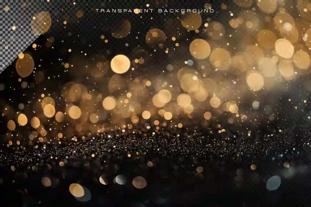 Oltin bokeh chiroqlari | Golden bokeh lights