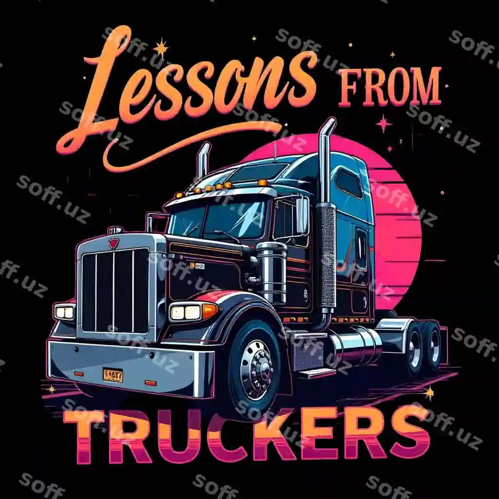 Yuk katta yol o'tkazuvchilardan futbolka dizaynidan darslar | Lessons from truckers tshirt design