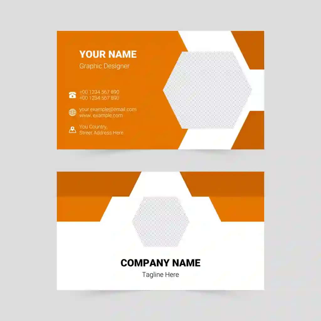 Ijodiy biznes umumiy biznes kartasi shabloni | Creative business general business card template