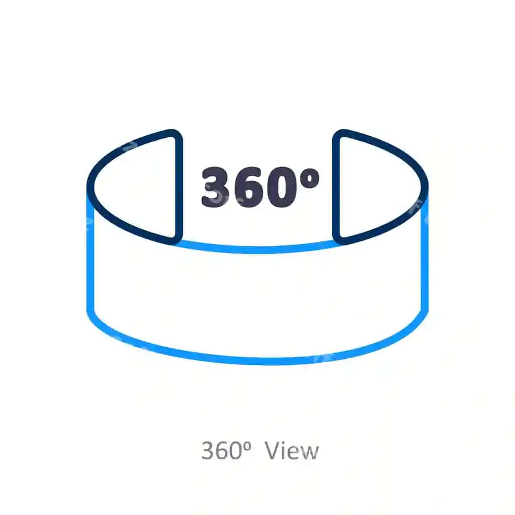 360 ko'rinish ikonasi konseptsiyasi | 360 view view icon concept