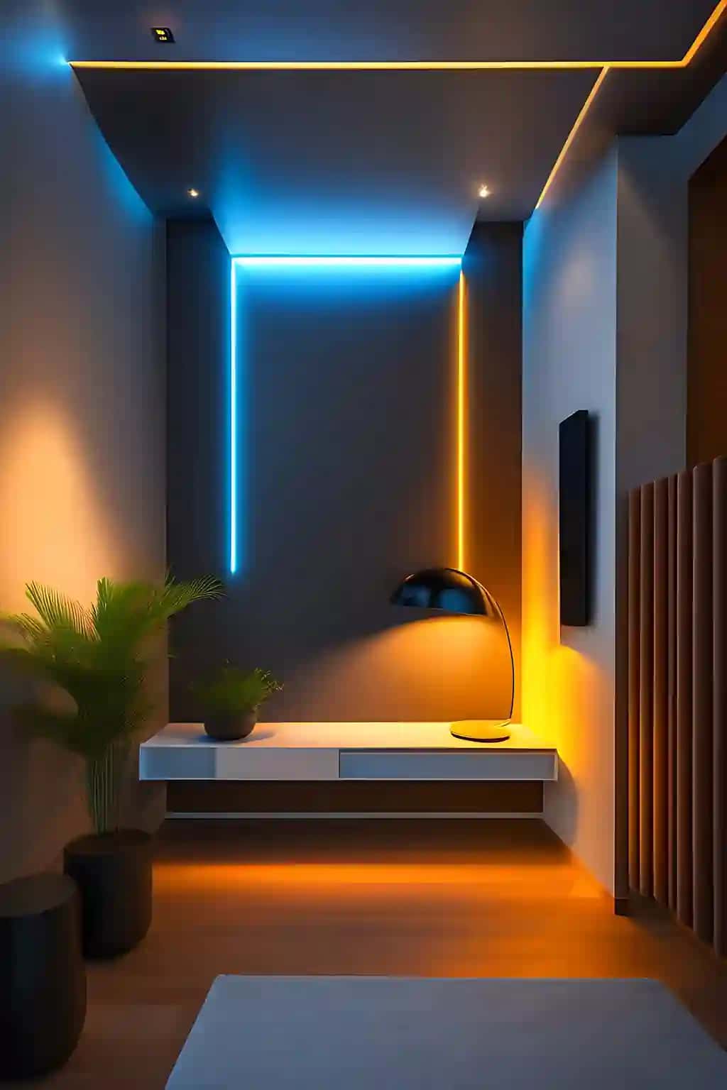 Minimalist dekor muhit yoritgichi | Minimalist decor ambient lighting