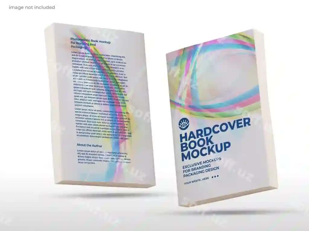 Kitob varaq namunasi | Book cover mockup