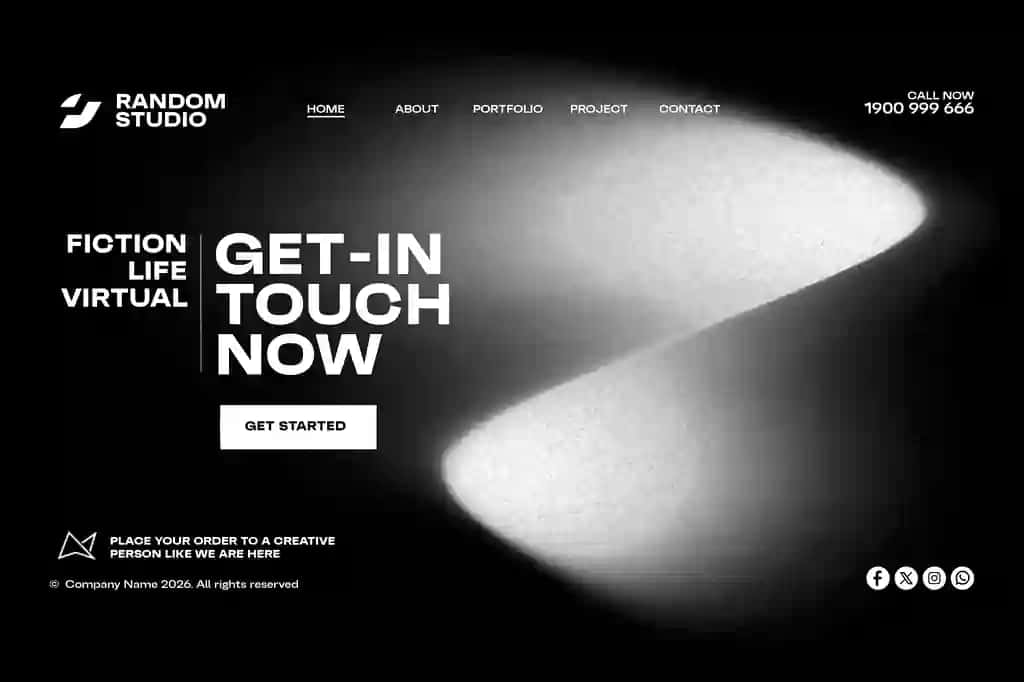 Mavhum donador qora va oq gradient fonlar | Abstract grainy black white gradient backgrounds