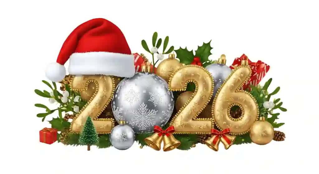 Rojdestvo bezaklari bilan tantanali 2026 yangi yil bayrami | Festive 2026 new year celebration with christmas decorations