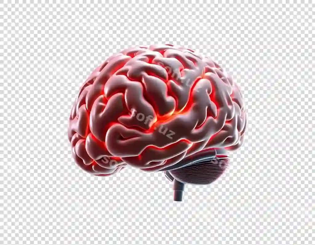 Qizil miya qizil chiroq bilan | Red brain with red light it