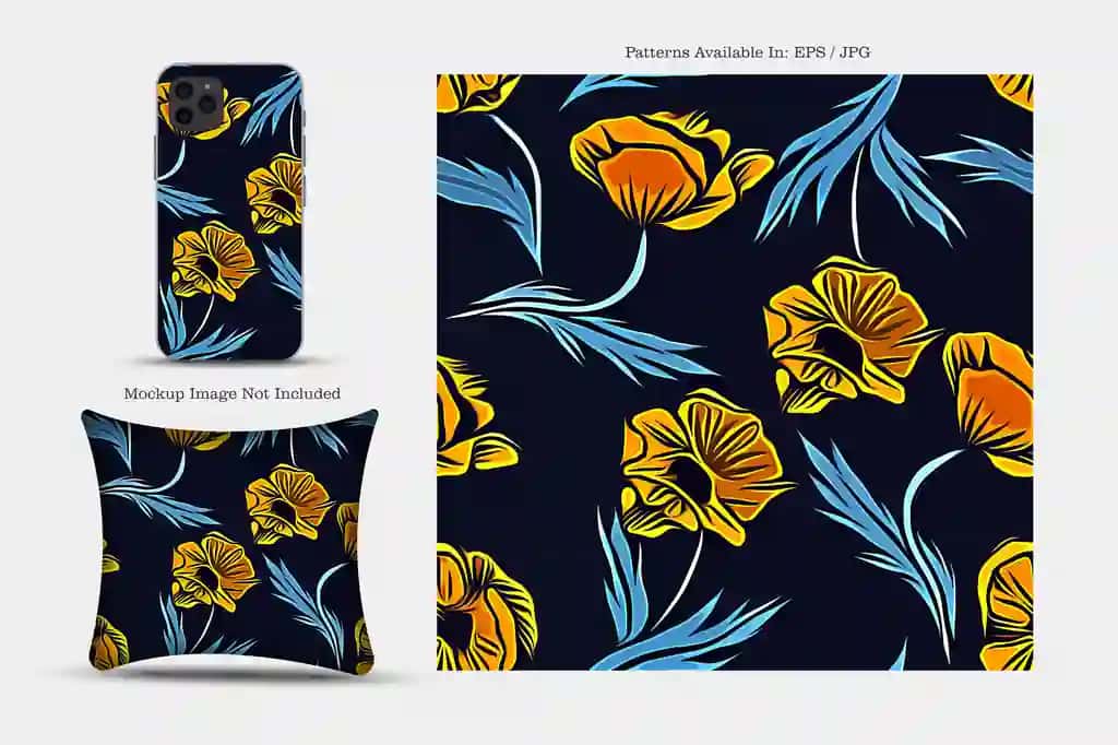 Chop etiladigan vektorli muqova naqshli telefon qog'ozi to'qimachilik devor qog'ozi illyustratsiyasi | Printable vector cover pattern phone paper textile wallpaper illustration