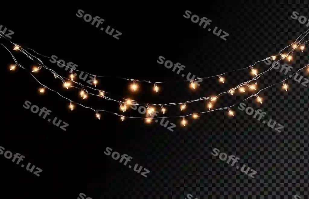 Yorqin ip yoritgichlari | Glowing string lights