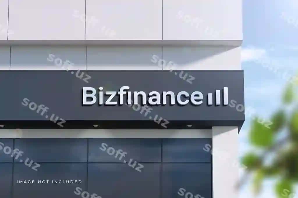 Zamonaviy bino belgisi logotipi maket | Logo modern building signboard mockup
