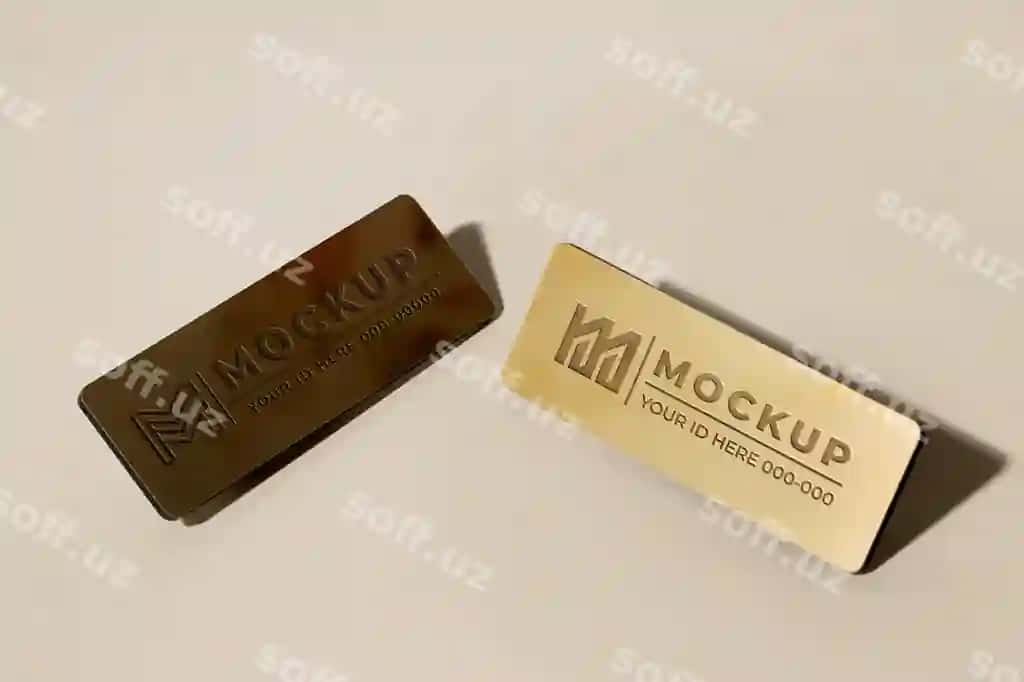 Metalik identifikatsiya pin biznes ID | Metallic identification pin business id