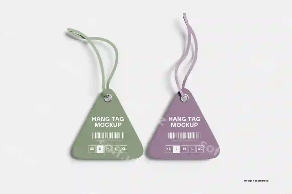 Chizma etiketi mockupi | Hang tag mockup