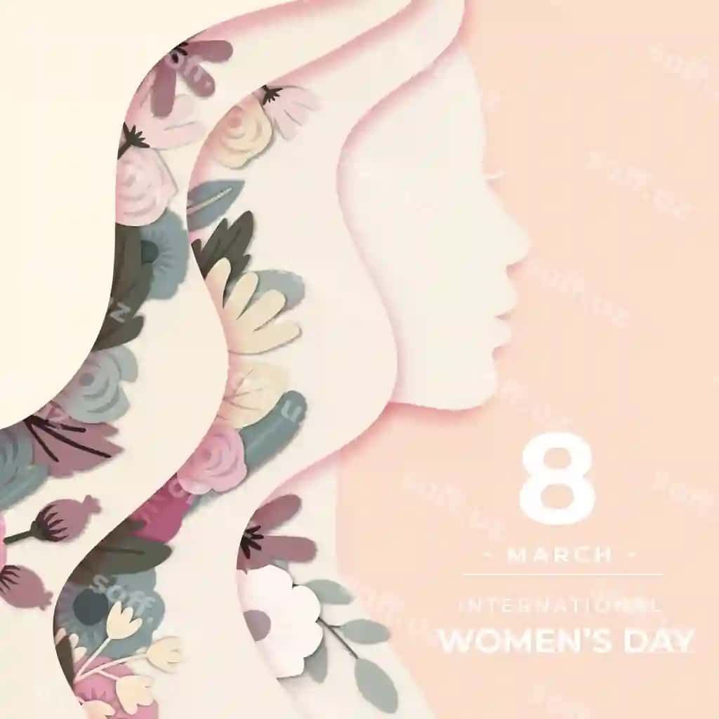 Ayollar kuni qog'oz uslub mavzusi | Womens day paper style theme