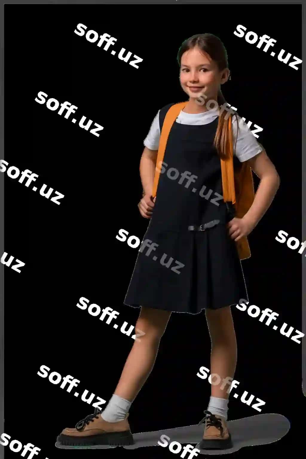 Portret yosh maktab qiz formasi | Portrait young school girl uniform