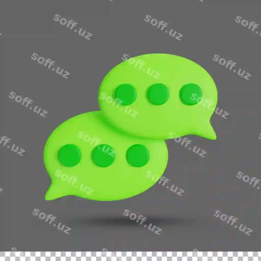 Haqiqiy chat pufakchalari nutq pufakchalari 3D tasvirini shaffof ko‘rsatmoqda | Realistic chat bubbles speech bubble 3d rendering illustration transparent