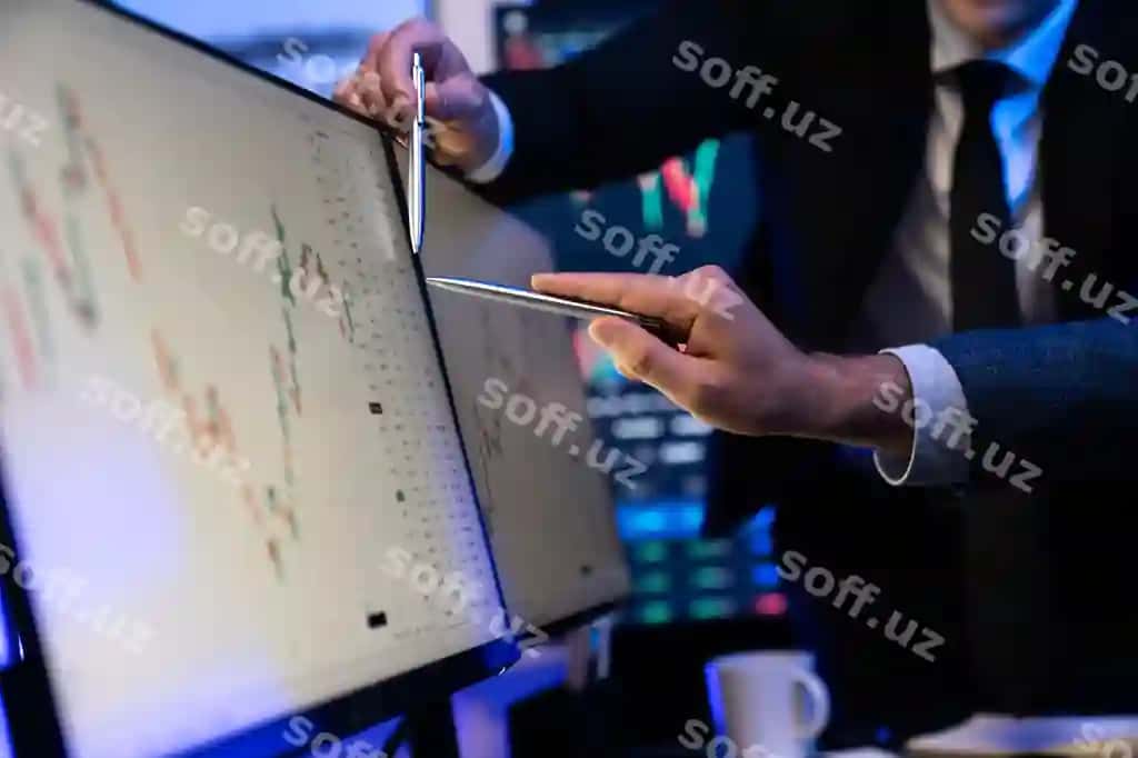 Aktsiyalik savdo qiluvchilar eng yuqori aktsiya bozori dinamik qiymatli sotiladigan birliklarni ko'rsatuvchi | Stock traders pointing highest stock market dynamic valued unit sellable