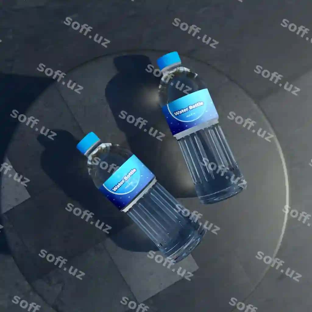 Suvoq shisha mockup psd | Water bottle mockup psd