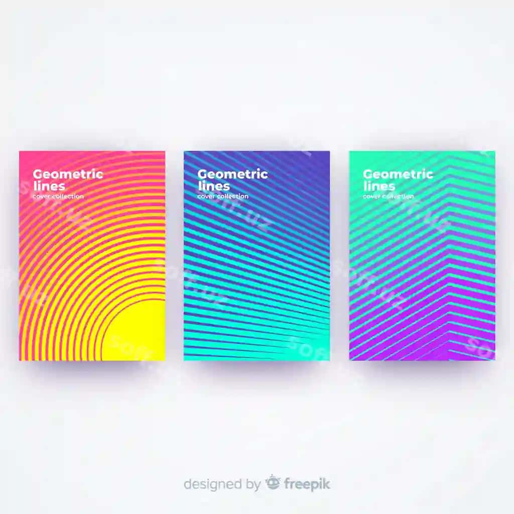 Geometrik chiziqlar to'plami | Geometric lines cover collection