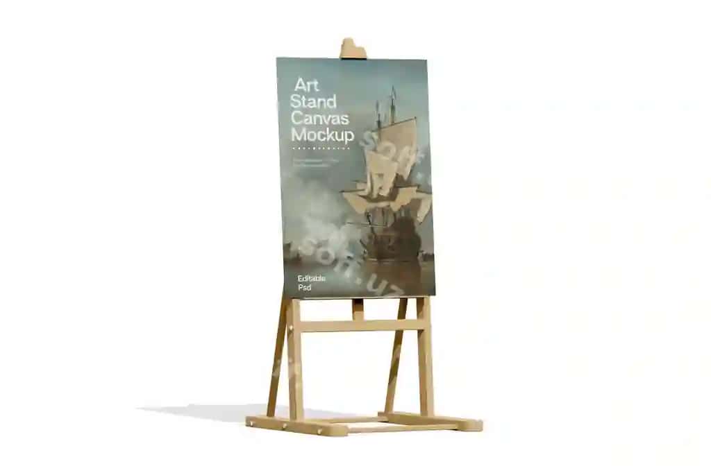 Badiiy stend maketi | Art stand mockup