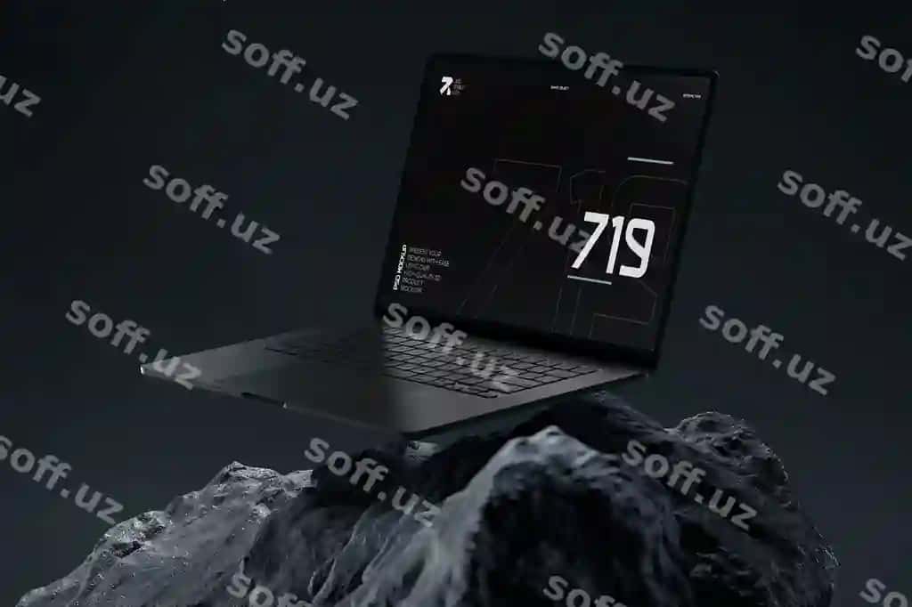 Laptop Macbook uchun estetik maketi | Laptop macbook aesthetic mockup