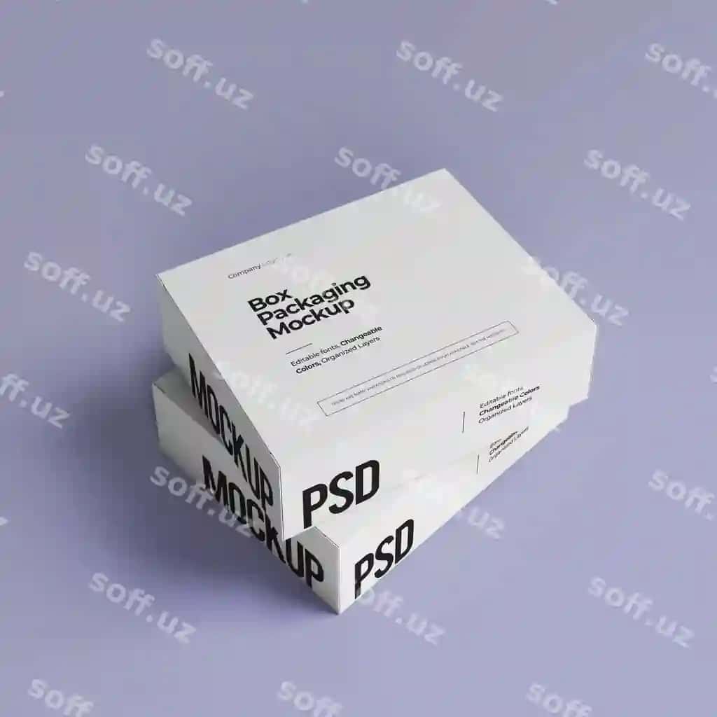 Quti mockup | Box mockup