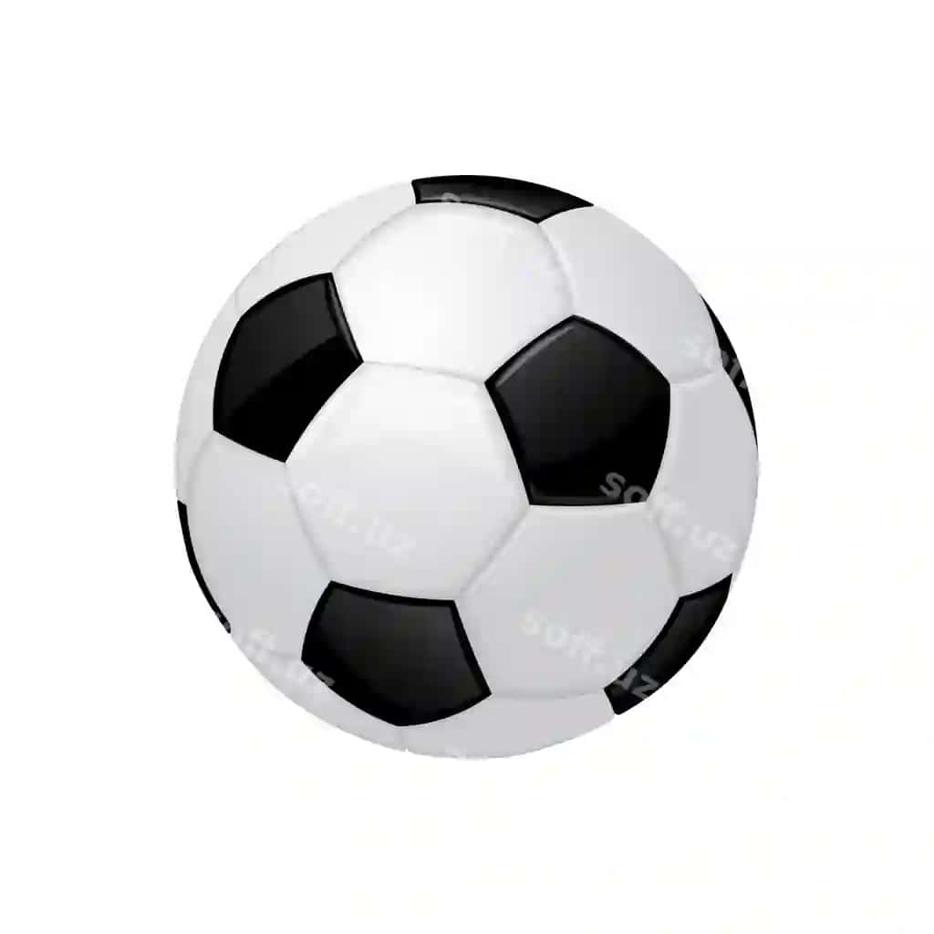 Haqiqiy futbol to'p sport uskunalari ikonasi | Realistic football soccer ball sport equipment icon