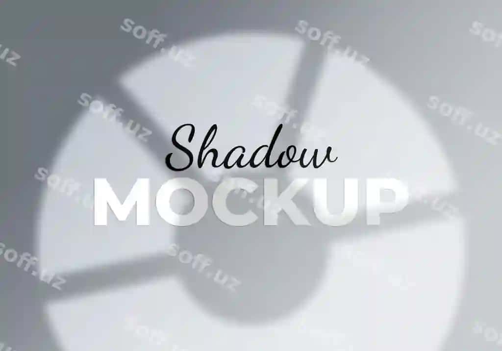 Abstrakt orqa fon oyna soya mockup | Abstract background window shadow mockup