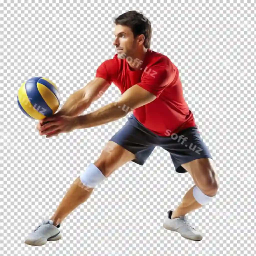 Voleybol o'ynayotgan odam | Man playing volleyball