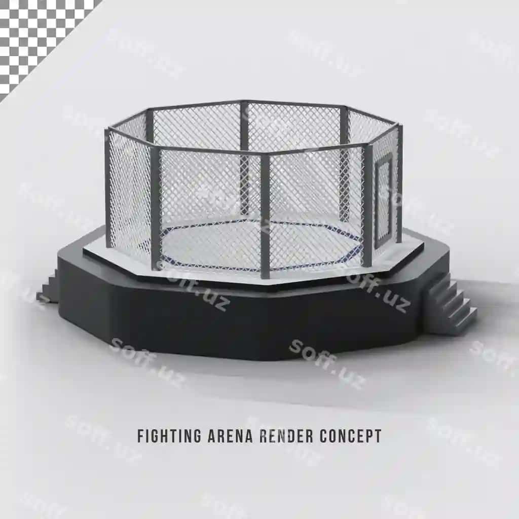 3D jang maydoni tushunchasi | 3d fighting arena concept