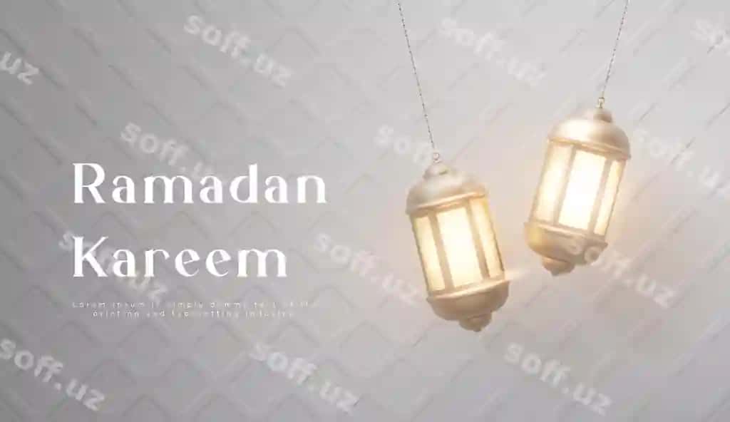 Ramadan kareem Eid muborak Islomiy salom Chiroq dekoratsiyasi | Ramadan kareem eid mubarak islamic greetings lantern decoration