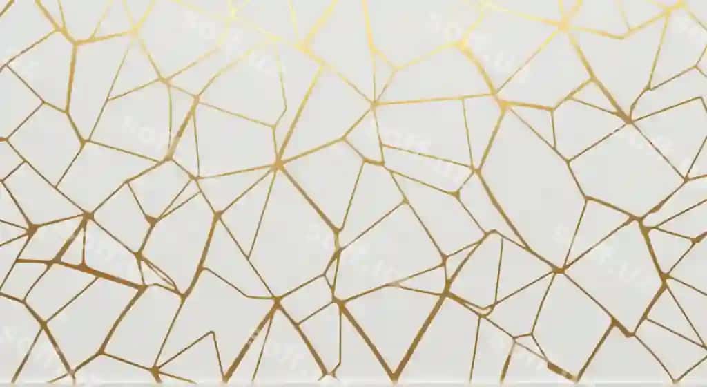 Oltin barg naqshli oq fon | Gold leaf pattern white background