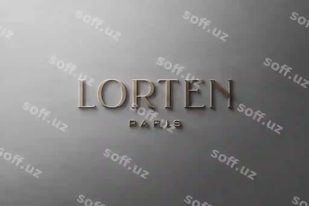 Logo mockup oldi 3D oltin beton | Logo mockup front 3d gold concrete