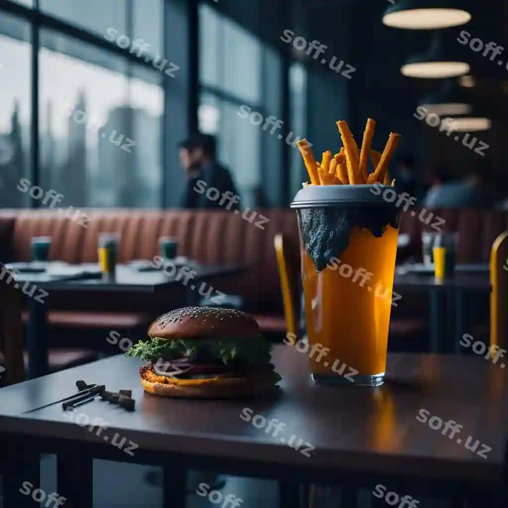 Shisha pivo bilan salat pomidor pishloq piyoz stol bilan Burger | Burger with lettuce tomato cheese onion table with glass beer