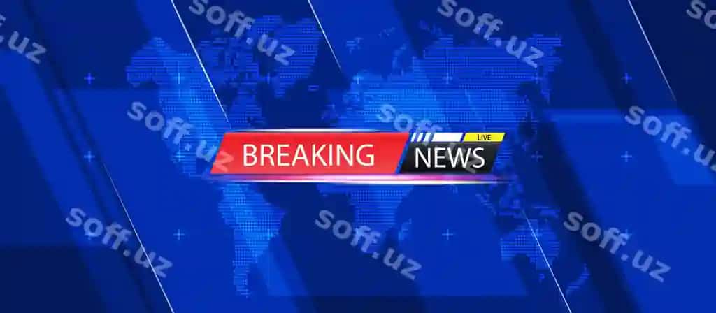 Hozirgi yangiliklar uchun veb-sahifa sarlavhasi orqa fon baner dizayni | Breaking news background webpage header banner design