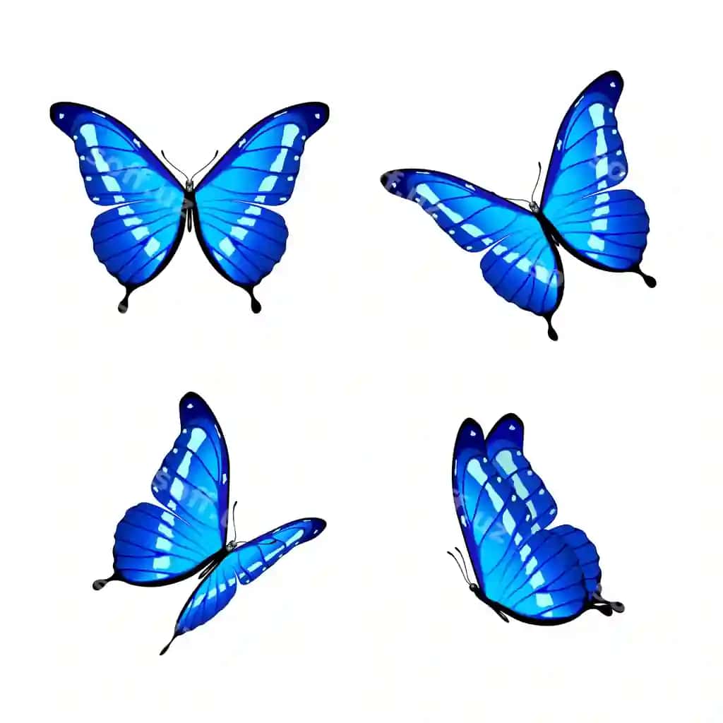 Ko'k farflilar | Blue butterflies 2