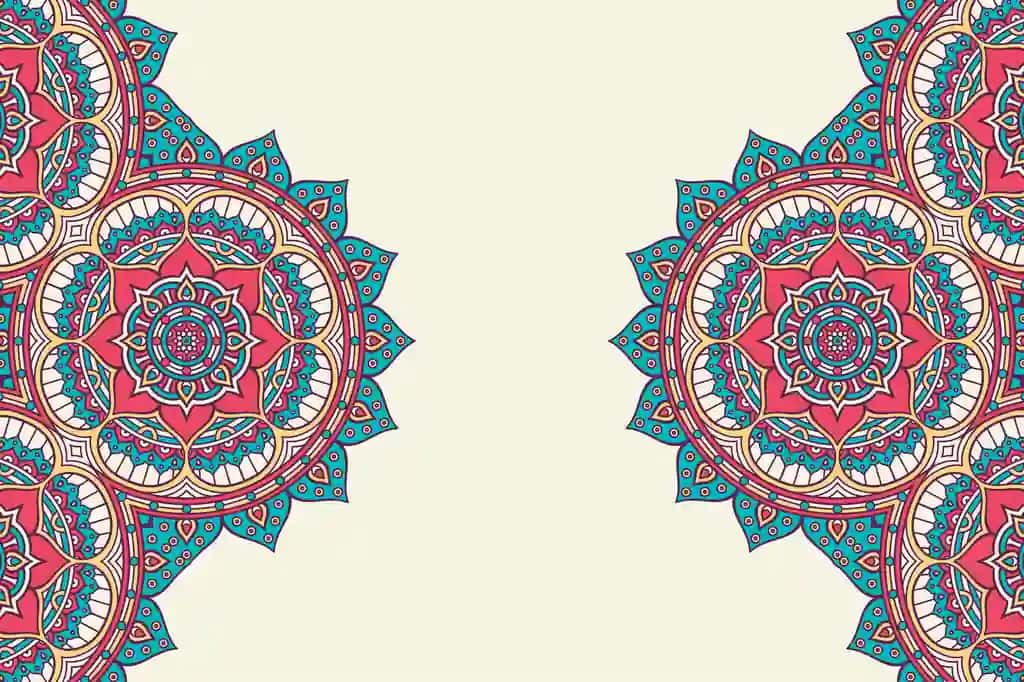 Hashamatli bezakli mandala dizayni fonida oltin rang vektori | Luxury ornamental mandala design background gold color vector