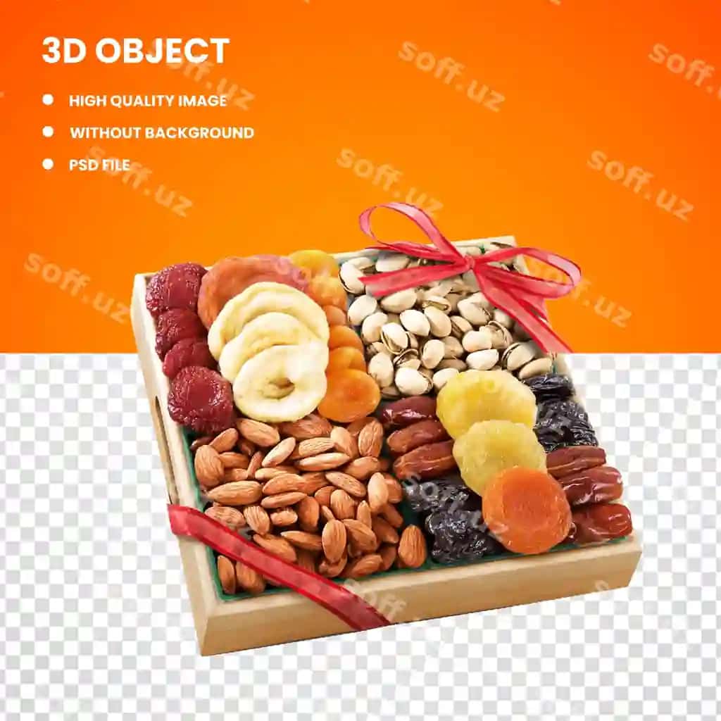 Quruq meva sovg'a qutisi | Dried fruit gift box