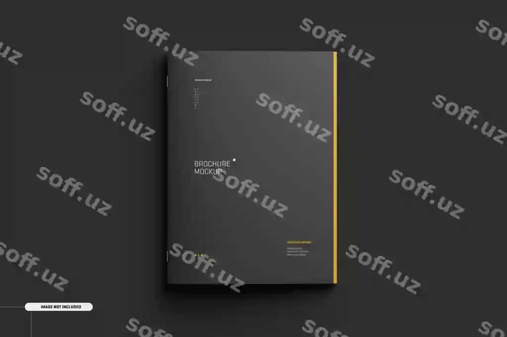 A4 magazin broshyur namunasi | A4 magazine brochure mockup