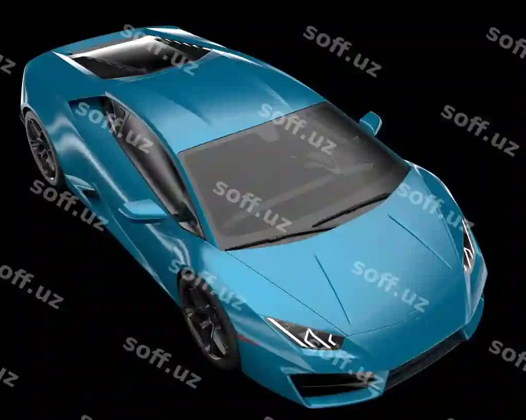 Sport avtomobili izolyatsiyalangan fon 3D renderlash illyustratsiyasi | Sport car isolated background 3d rendering illustration