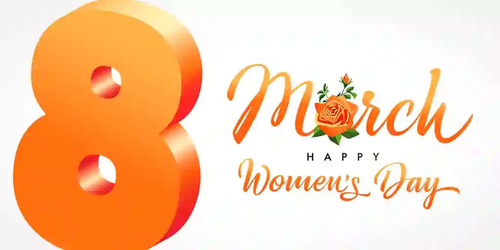 8-mart ayollar kuni bilan ijodiy tabriklar 3d raqami 8 tipografiya | March 8 happy womens day creative congrats 3d number 8 typography