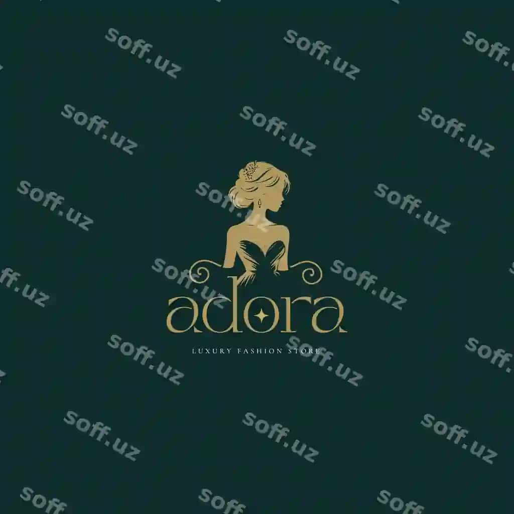 Adora hasharot moda logotipi | Adora luxury fashion logo