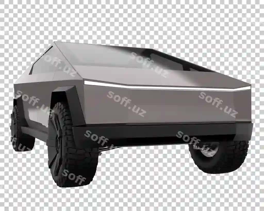 Pikap yuk avtomobili shaffof orqa fonda 3d rendering illustratsiyasi | Pickup truck transparent background 3d rendering illustration