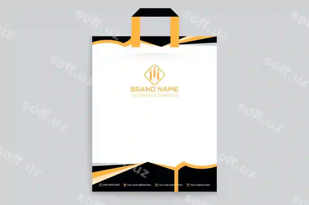 Shablon abstrakt taqdimot papkasi dizayni | Template abstract presentation folder design