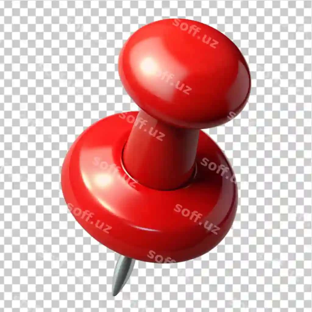 Qizil pin push pin shaffof orqa fon | Red pin push pin transparent backgruond