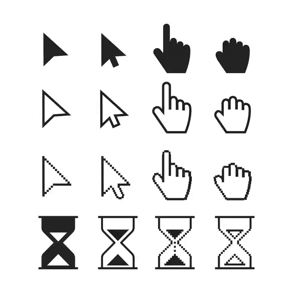 O'q veb kursorlarini o'rnating | Set arrow web cursors