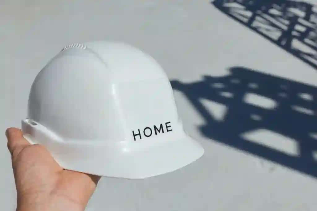 Qurilish xavfsizligi dubulg'asi qurilish maydonchasini himoya qilish kontseptsiyasi ishi | Construction safety helmet construction site protection concept work