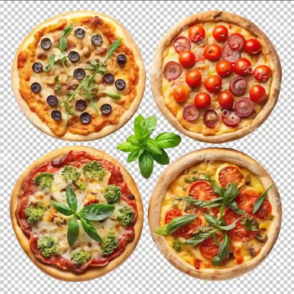 Watercolor pitsa, taze pitsa pomidor va pishloq bilan | Watercolor pizza fresh pizza with tomato cheese
