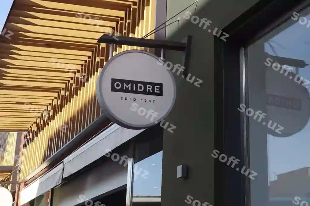 Logotip maketining dumaloq osma belgisi | Logo mockup circular hang sign