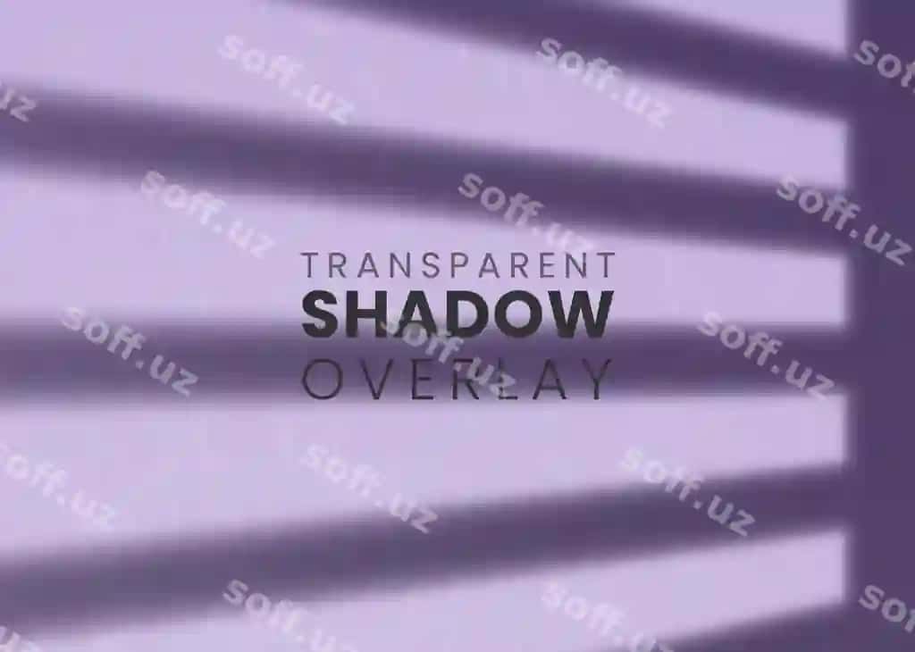 Haqiqiy shaffof soyali effektli ramka | Effect frame with realistic transparent shadow