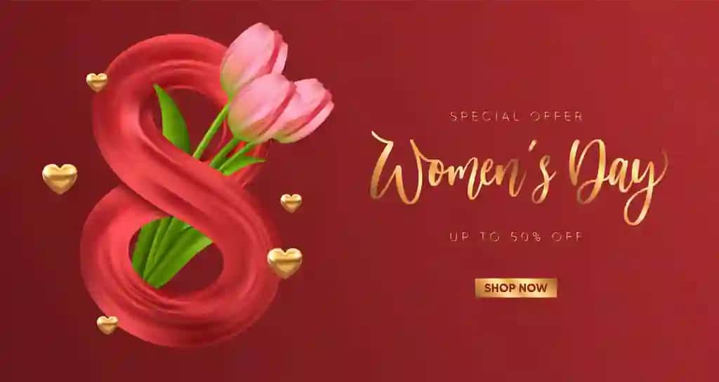 3D raqamlarli gullar vektor tasviri bilan oqlangan 8 mart foni | Elegant 8 march background with 3d number flowers vector illustration